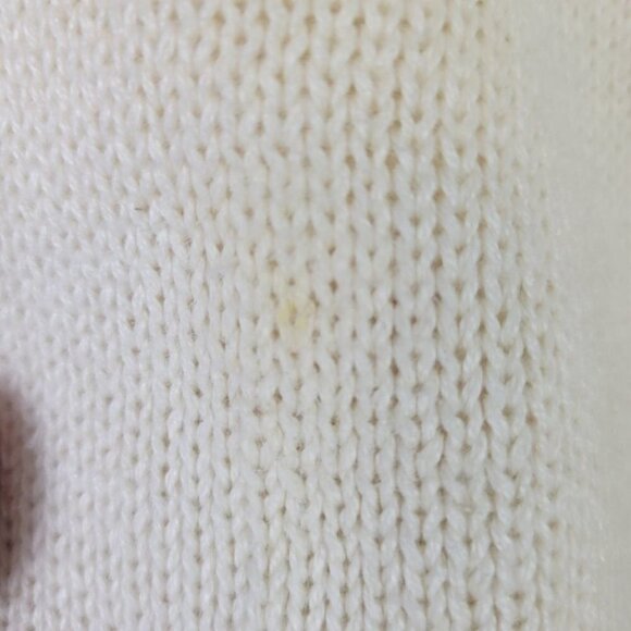 EMBROIDERED Grandma Knit Cardigan Floral Butterfly L Haband Vintage - Picture 9 of 16